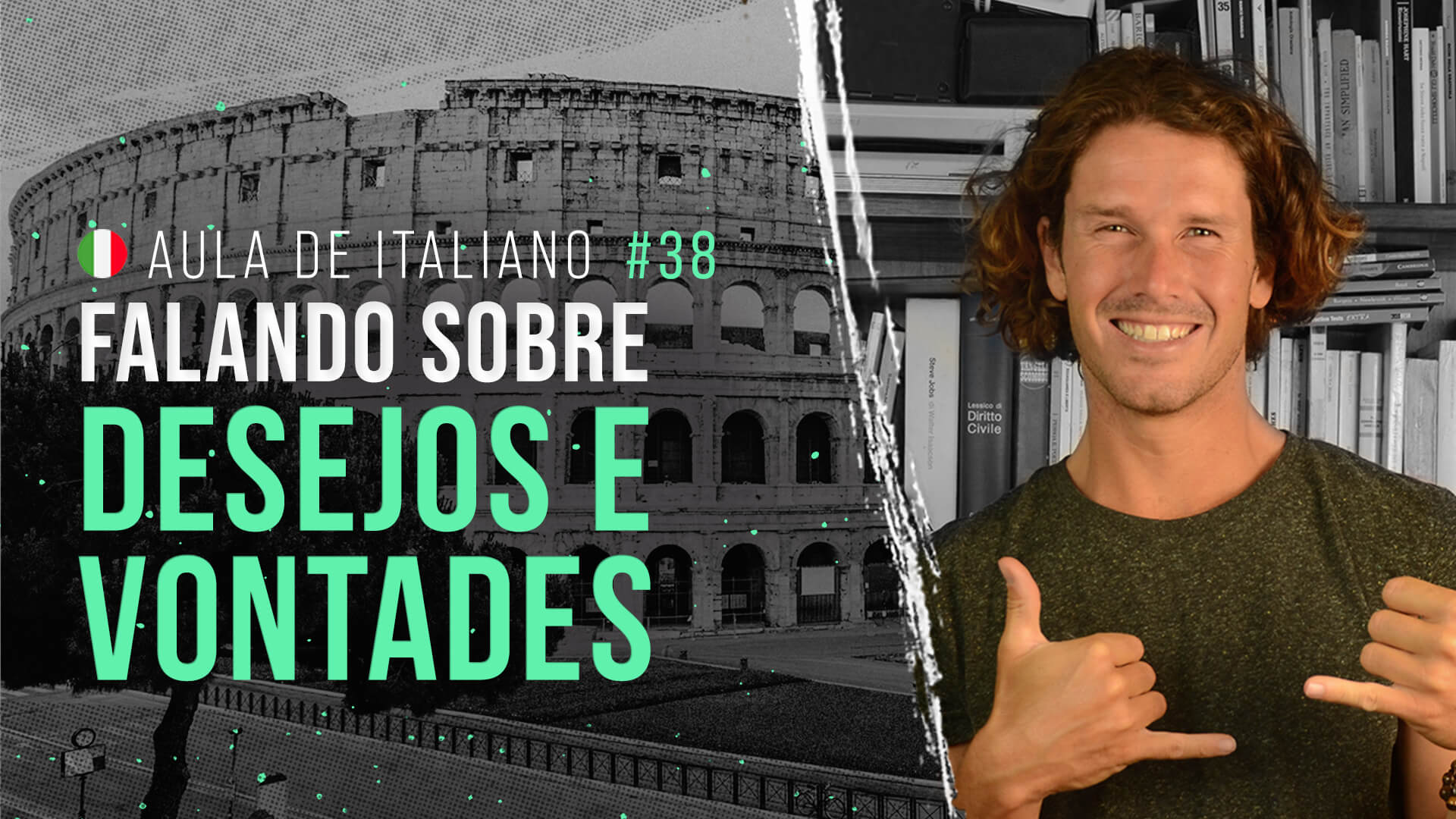 Aula de Italiano #38 - Falando sobre desejos e vontades