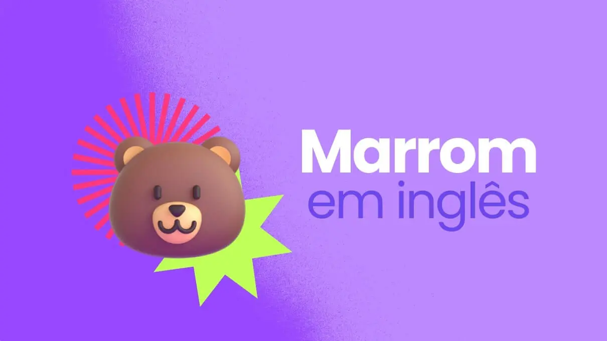 Marrom em inglês